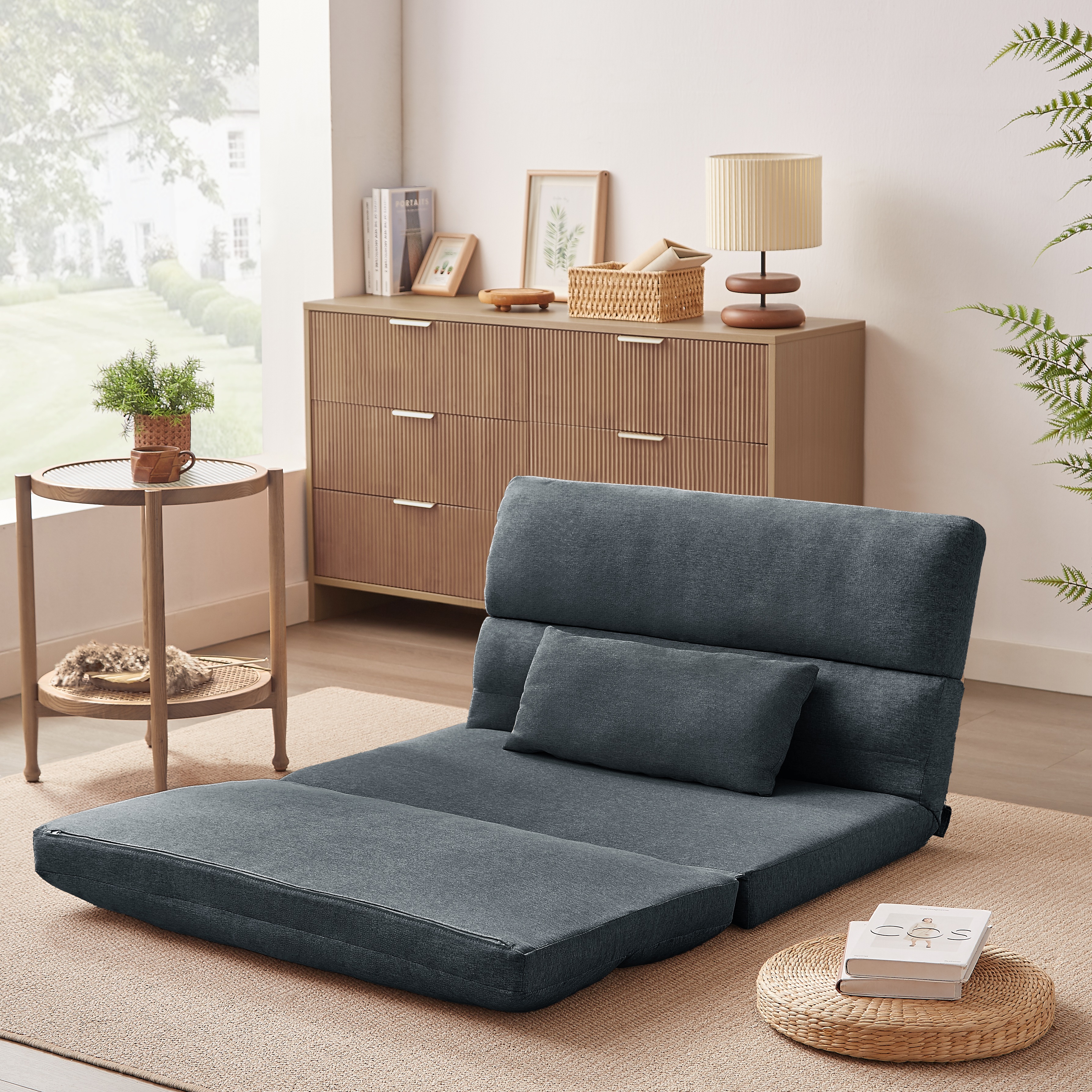 358折りたたみ ソファベッド 座椅子 幅103cm 2人掛け ソファ リクライニング 5段階 コンパクト P1/P2 おしゃれ 358折りたたみ ソファベッド 座椅子 幅103cm 2人掛け ソファ リクライニング 5段階 コンパクト P1/P2 おしゃれ