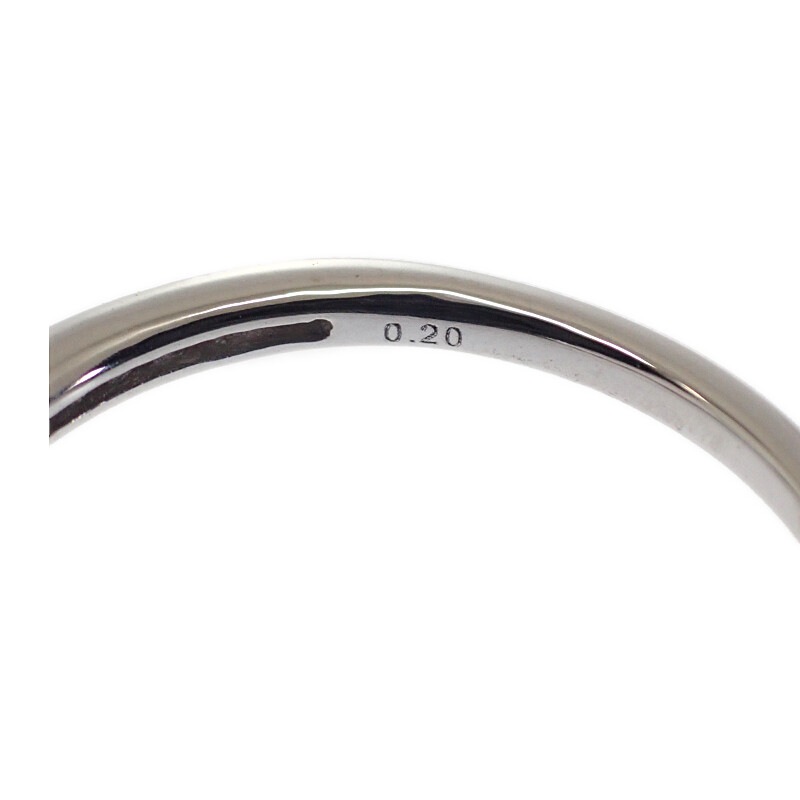 デザインジュエリー リング 15号 指輪 K18ホワイトゴールドK18WG ダイヤモンド レディース【Aランク】