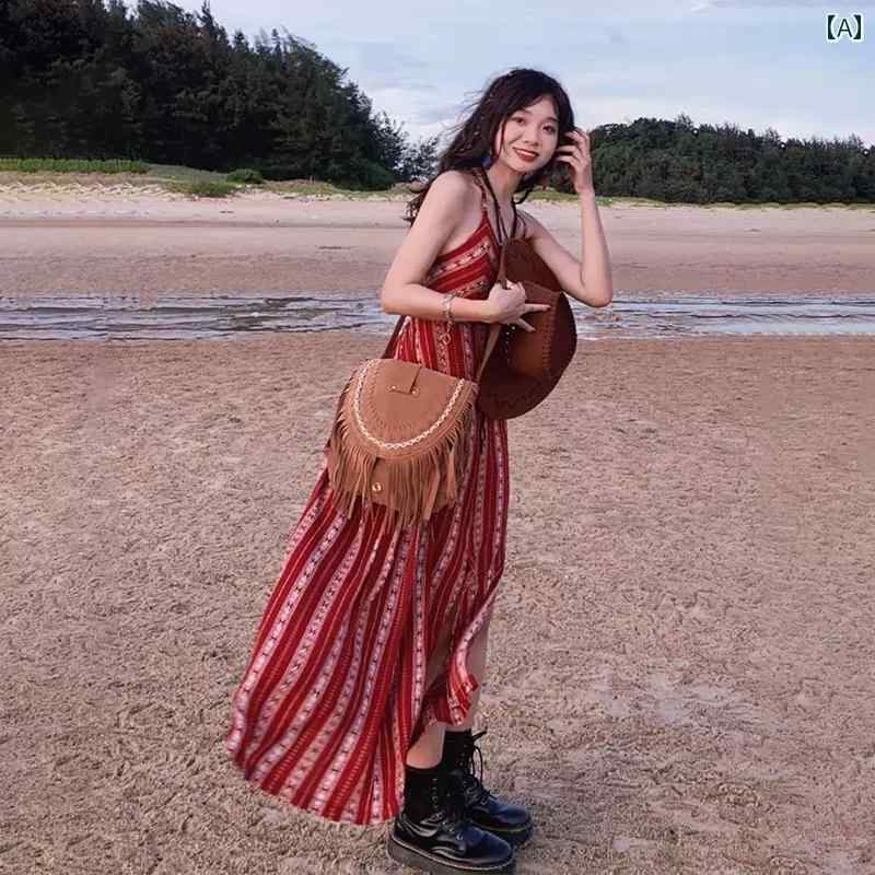 ワンピース リゾート レディース レディース 夏 ビーチ ドレス Vネック バックレス レースアップ スリット サスペンダー ドレス かわいい ワンピース リゾート レディース レディース 夏 ビーチ ドレス Vネック バックレス レースアップ スリット サスペンダー ドレス かわいい