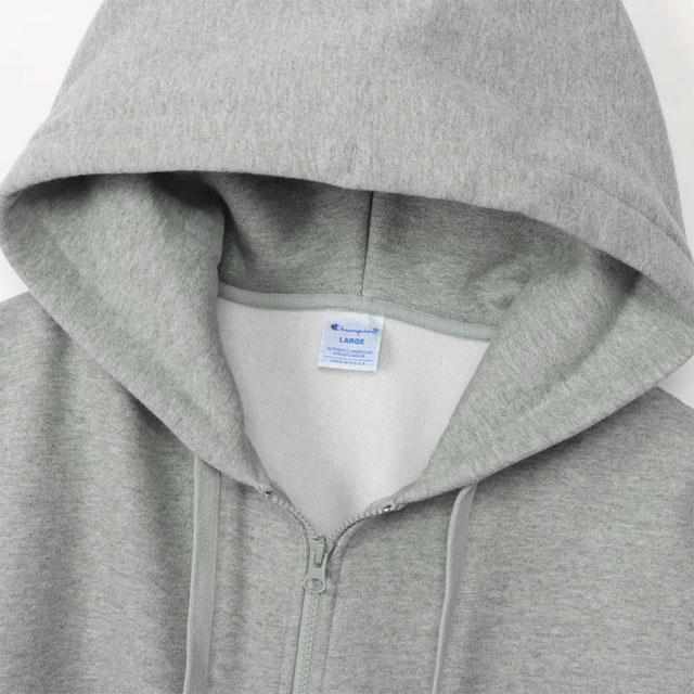 チャンピオン フーデッドスウェットシャツ メンズ C3-A109 パーカー レディース フード トップス トレーナー ジップアップ フーディー 裏起毛 長袖 防寒 カジュアル 無地 シンプル ロゴ ワ