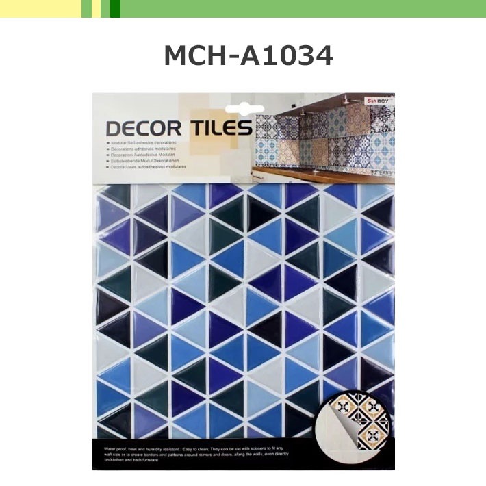 モザイクタイル シール キッチン 台所 タイル トライアングル ブルー 水回り 洗面所 トイレ宅C モザイクタイル シール キッチン 台所 タイル トライアングル ブルー 水回り 洗面所 トイレ宅C