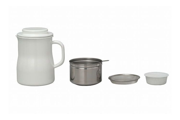 野田琺瑯 日本製 オイルポット 0.8L ホーロー 油こし 油入れ NOL-800 ロカポ 油こし器 琺瑯 野田ホーロー 天ぷら 揚げ物 油 ろ過 油きり ホーロー容器 白 ホワイト おしゃれ