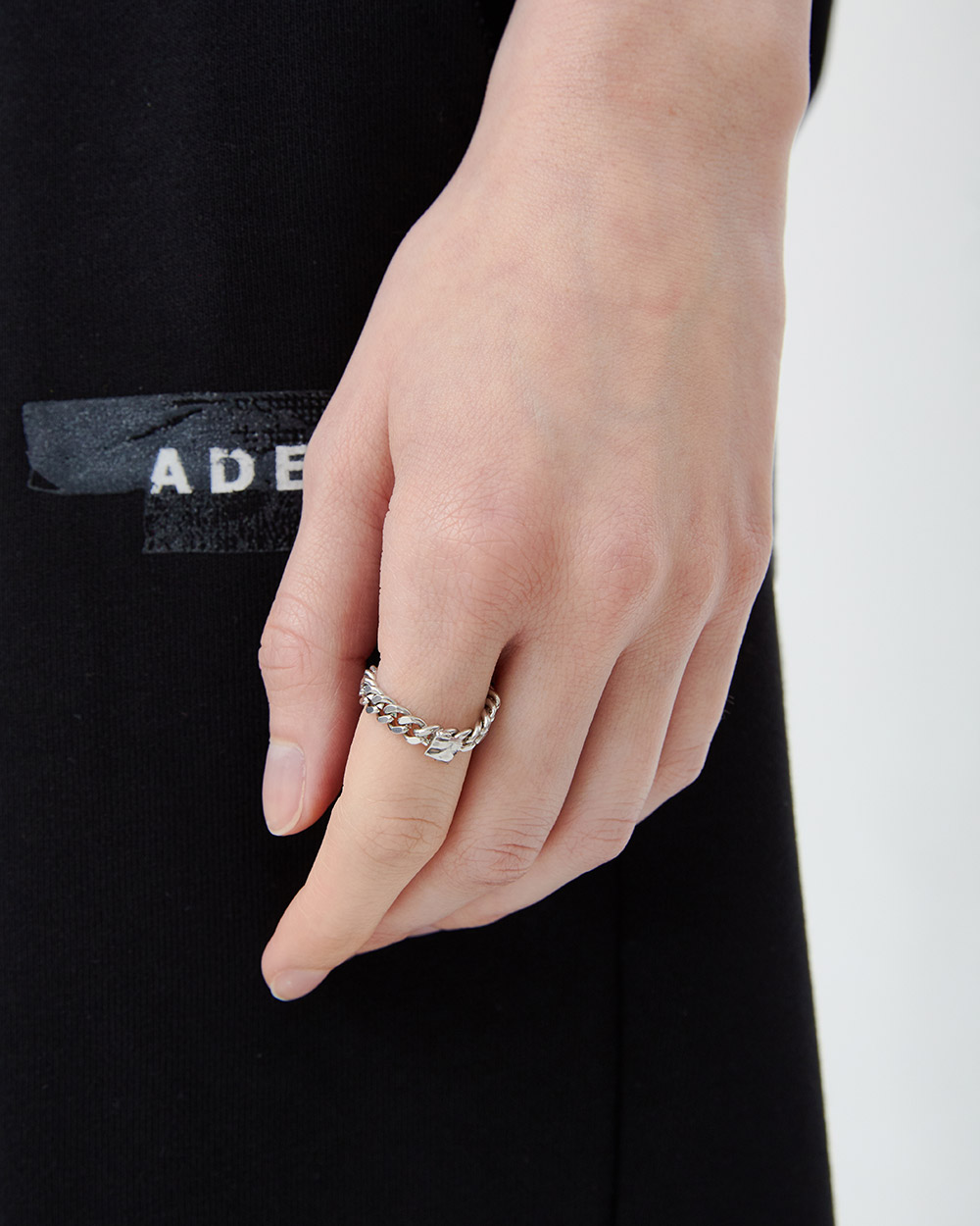 【ADER ERROR】 TRS CHAIN RING : SILVER 【ADER ERROR】 TRS CHAIN RING : SILVER