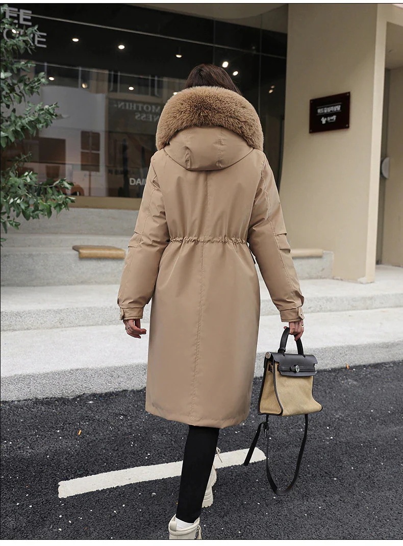 冬 軽量 暖かい 厚手 ファーカラー 中綿コート ウエスト引き締め アウター レディース アウター 大きいサイズ 裏起毛 ジャケット ダウン混綿ジャケット 福袋77