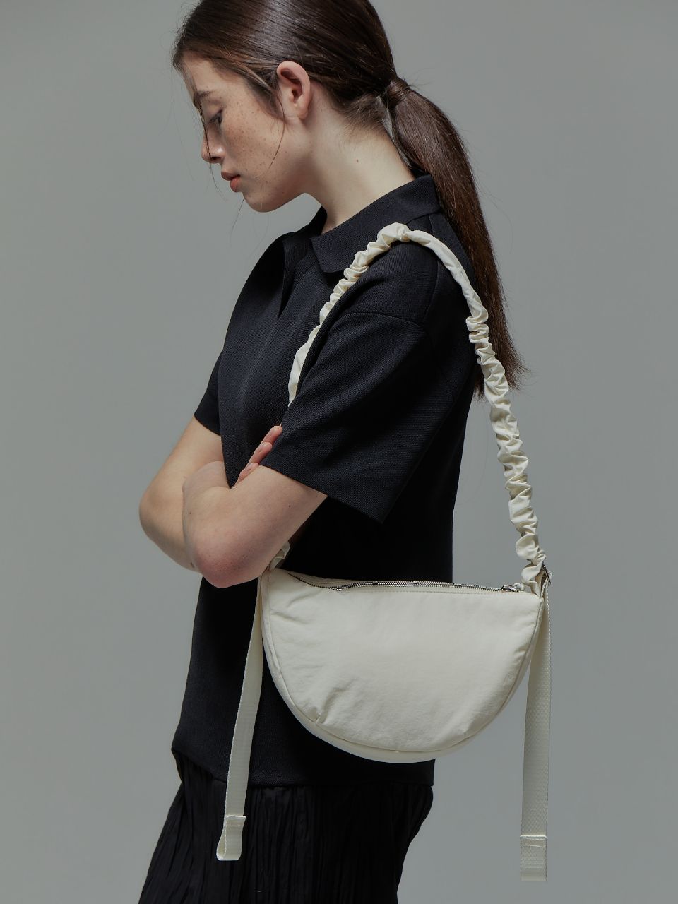 Daily Shirring Bag S (7color) 韓国人気 韓国ファッション 学生ファッション ギフト用 Daily Shirring Bag S (7color) 韓国人気 韓国ファッション 学生ファッション ギフト用