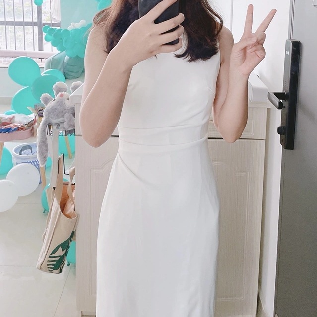 パーティドレス レディース ワンピース ロング 袖なし ノースリーブ ボートネック タイト スリム 細身 ストレート きれいめ シンプル 上品 おしゃれ かっこいい クール 存在感 フォーマル 無地