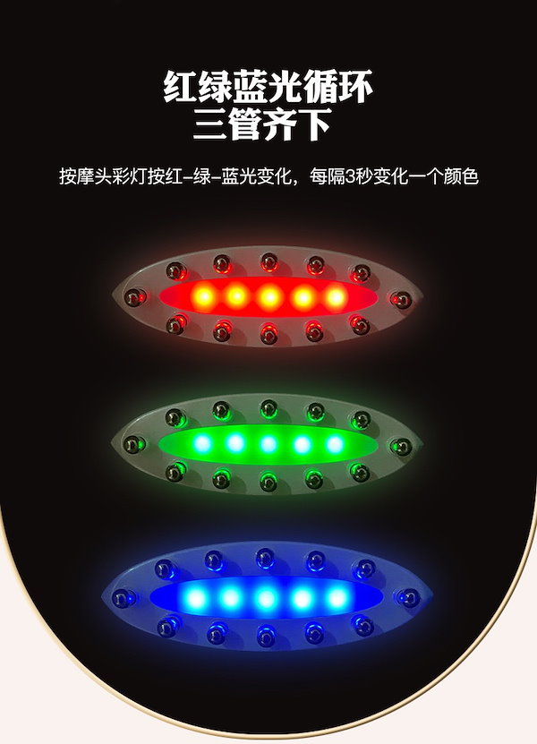 Qoo10] KAKUSAN 電気ブラシ育毛 多機能経絡マッサージブラ