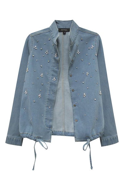カレンケーン レディース ジャケット・ブルゾン アウター Karen Kane Embellished Denim Jacket カレンケーン レディース ジャケット・ブルゾン アウター Karen Kane Embellished Denim Jacket