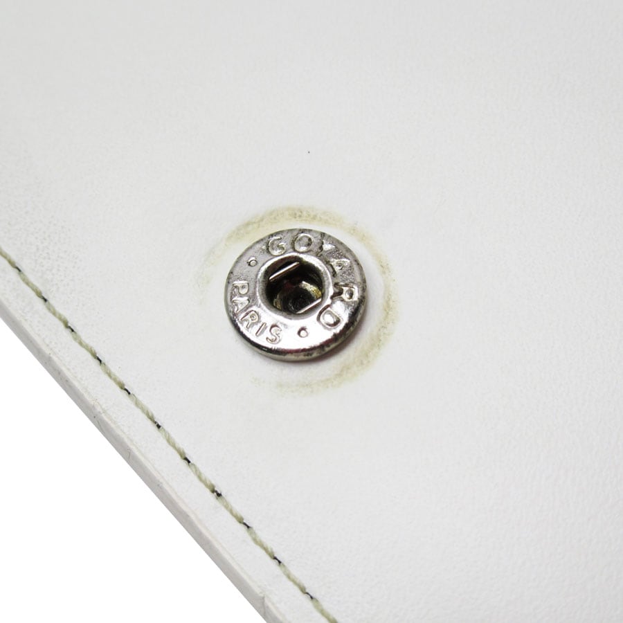 ゴヤール GOYARD 二つ折り長財布 レザー ホワイト系 ユニセックス t19234a ゴヤール GOYARD 二つ折り長財布 レザー ホワイト系 ユニセックス t19234a