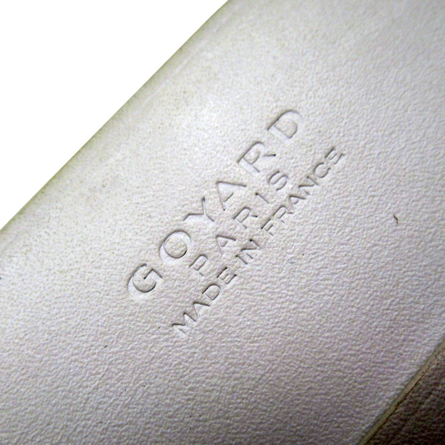 ゴヤール GOYARD 二つ折り長財布 レザー ホワイト系 ユニセックス t19234a ゴヤール GOYARD 二つ折り長財布 レザー ホワイト系 ユニセックス t19234a