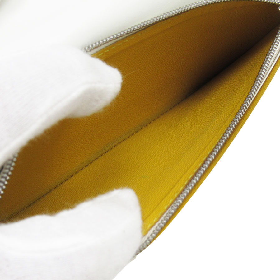 ゴヤール GOYARD 二つ折り長財布 レザー ホワイト系 ユニセックス t19234a ゴヤール GOYARD 二つ折り長財布 レザー ホワイト系 ユニセックス t19234a