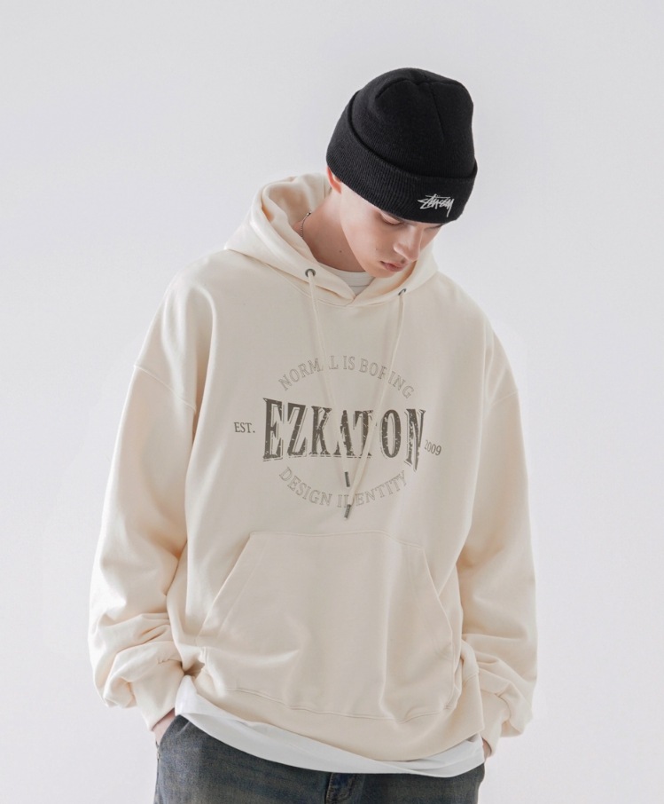 [ EZKATON ]★IDENTITY HEAVY COTTON HOODIE NJNJGO Mens Zip Up Skeleton Glitter Gothic Y2K Jacket, Punk