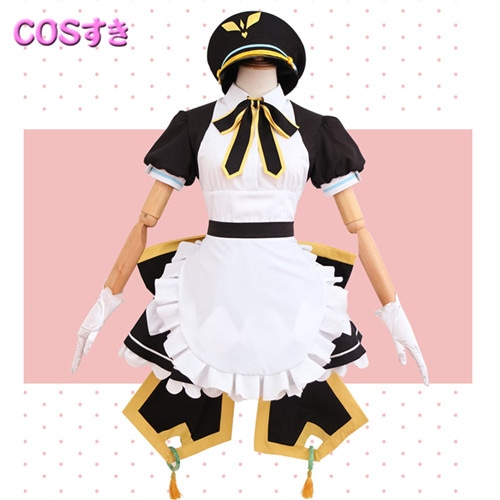 【2点購入で150OFF】【新品開催 】神楽mea 神楽めあ YouTuber メイド服 コスプレ衣装 コスチューム　cosplay イベント 変装 ハロウイン