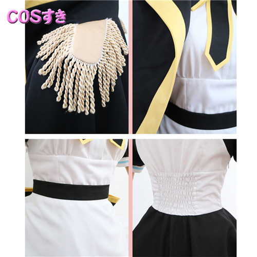 【2点購入で150OFF】【新品開催 】神楽mea 神楽めあ YouTuber メイド服 コスプレ衣装 コスチューム　cosplay イベント 変装 ハロウイン