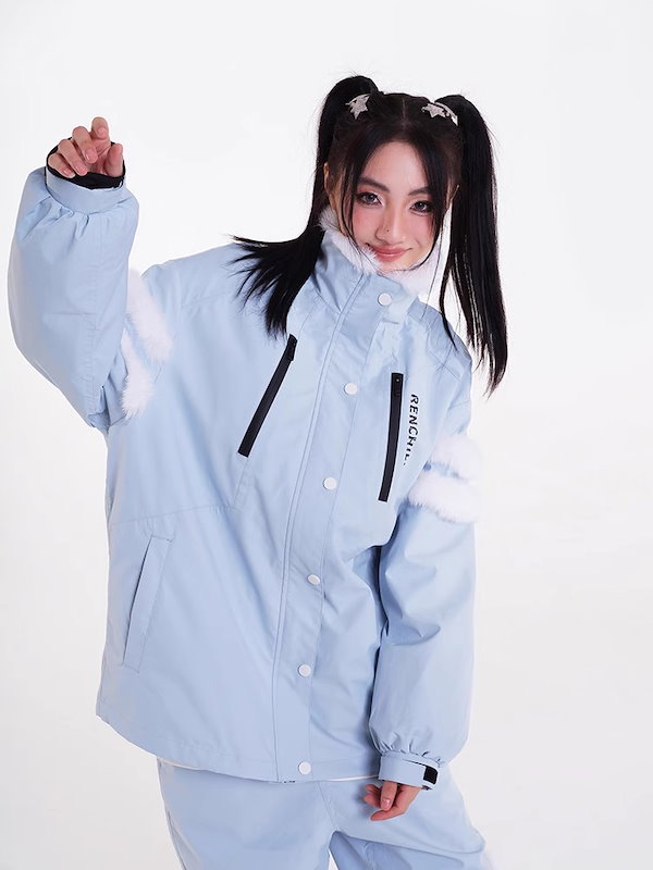 Qoo10] スノーボードウェア 上下セット レディー