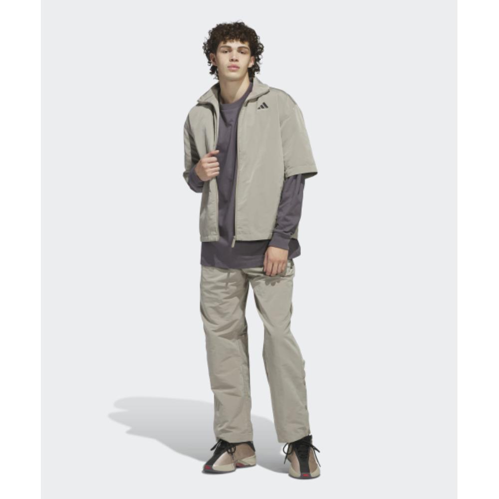 adidas Basketball Long Sleeve T-Shirt Gray JC7835 adidas Basketball Long Sleeve T-Shirt Gray JC7835