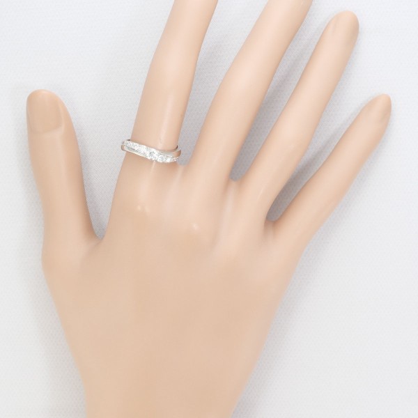 PT900 プラチナ リング 指輪 11.5号 ダイヤ 0.50 ジュエリー 中古 PT900 プラチナ リング 指輪 11.5号 ダイヤ 0.50 ジュエリー 中古