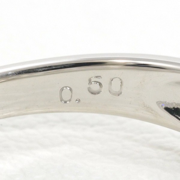 PT900 プラチナ リング 指輪 11.5号 ダイヤ 0.50 ジュエリー 中古 PT900 プラチナ リング 指輪 11.5号 ダイヤ 0.50 ジュエリー 中古