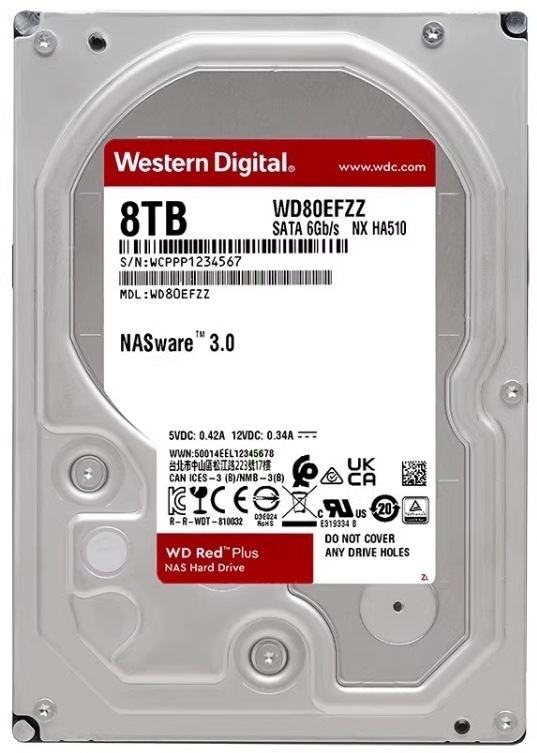 HDD Western Digital WD80EFZZ 8TB 3.5インチ 7200rpm 6Gb/s SATA3 SATA HDD Western Digital WD80EFZZ 8TB 3.5インチ 7200rpm 6Gb/s SATA3 SATA