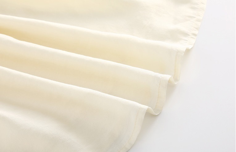 マタニティ トップス スクエアネック シャーリング パフスリーブ 半袖