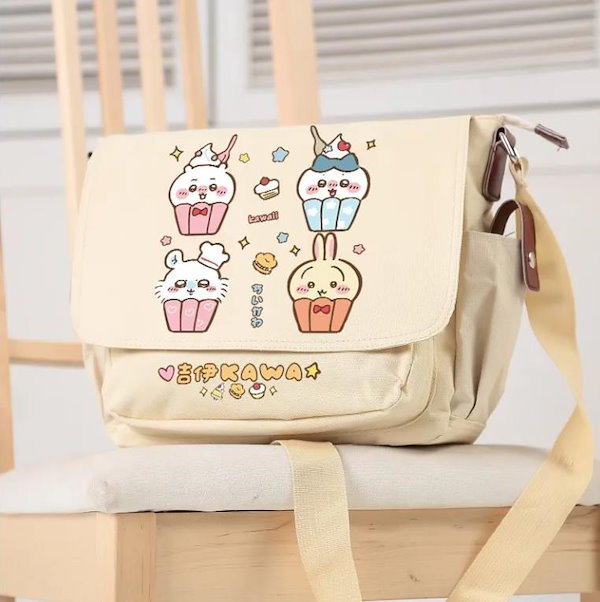ちいかわ×コンバース ショルダーバッグ（ブラック） | ちいかわ