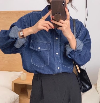 レディース トップス シャツ デニム 長袖 襟付き 角襟 オーバーサイズ 前開き ボタン アメカジ ブルーデニム 中厚手 シンプル カジュアル おしゃれ ラフ マニッシュ ボーイッシュ ベーシック レディース トップス シャツ デニム 長袖 襟付き 角襟 オーバーサイズ 前開き ボタン アメカジ ブルーデニム 中厚手 シンプル カジュアル おしゃれ ラフ マニッシュ ボーイッシュ ベーシック
