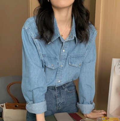 レディース トップス シャツ デニム 長袖 襟付き 角襟 オーバーサイズ 前開き ボタン アメカジ ブルーデニム 中厚手 シンプル カジュアル おしゃれ ラフ マニッシュ ボーイッシュ ベーシック レディース トップス シャツ デニム 長袖 襟付き 角襟 オーバーサイズ 前開き ボタン アメカジ ブルーデニム 中厚手 シンプル カジュアル おしゃれ ラフ マニッシュ ボーイッシュ ベーシック