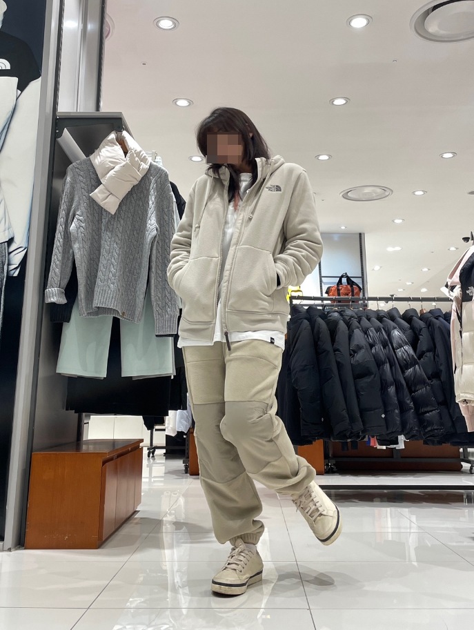 TNF FURRY FLEECE HOODIE 人気商品 カップルアイテム 23FW