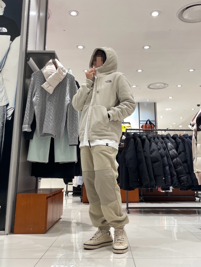 TNF FURRY FLEECE HOODIE 人気商品 カップルアイテム 23FW