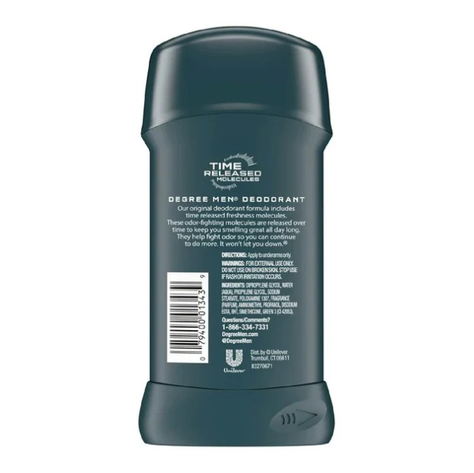 Degree Men Original Aluminium Free Deodorant Arctic Edge, 3.0 oz - 12 Pack Degree Men Original Aluminium Free Deodorant Arctic Edge, 3.0 oz - 12 Pack