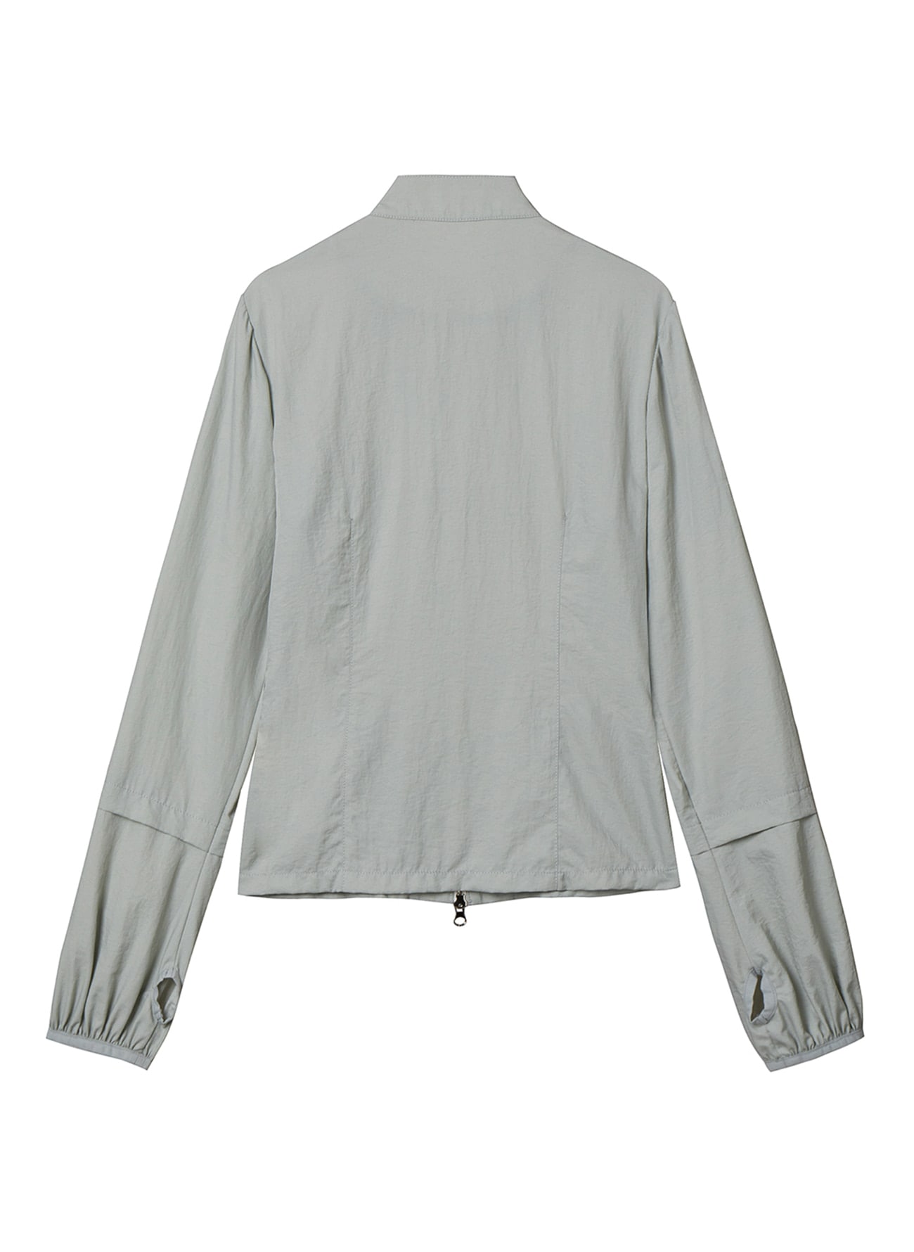 【THEOPENPRODUCT】 CAMPER ZIP SHIRT : SILVER GRAY