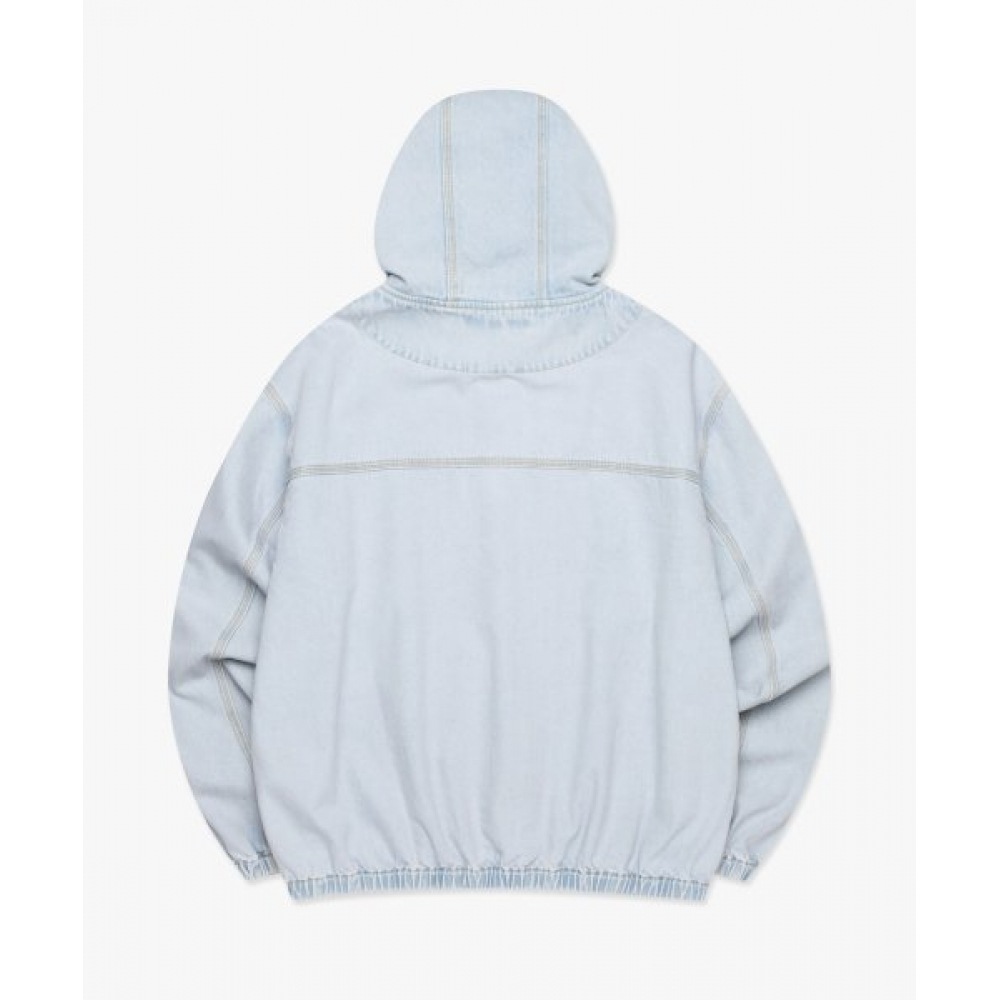 LMC (LMC) ゴシックデニムフーディージャケットライトブルー