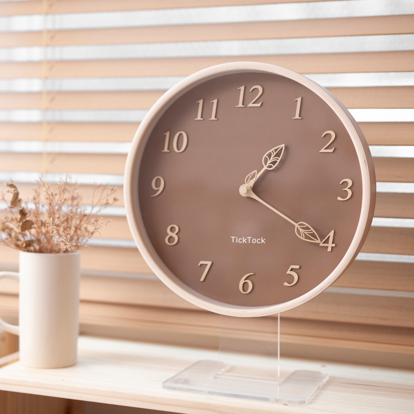 [ticktok studio] 300 milk tea Interior Wall clock 3色 韓国の人気 ホームデコ 贈り物