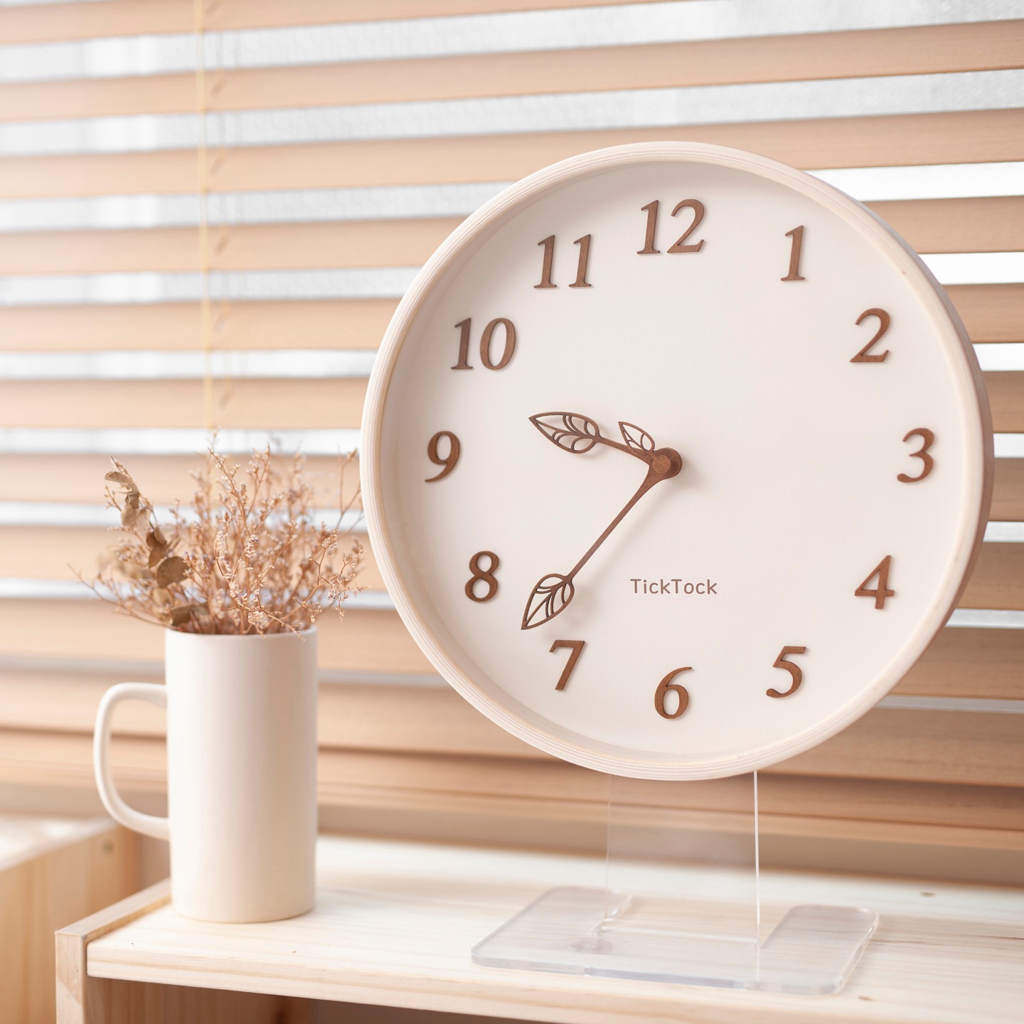 [ticktok studio] 300 milk tea Interior Wall clock 3色 韓国の人気 ホームデコ 贈り物