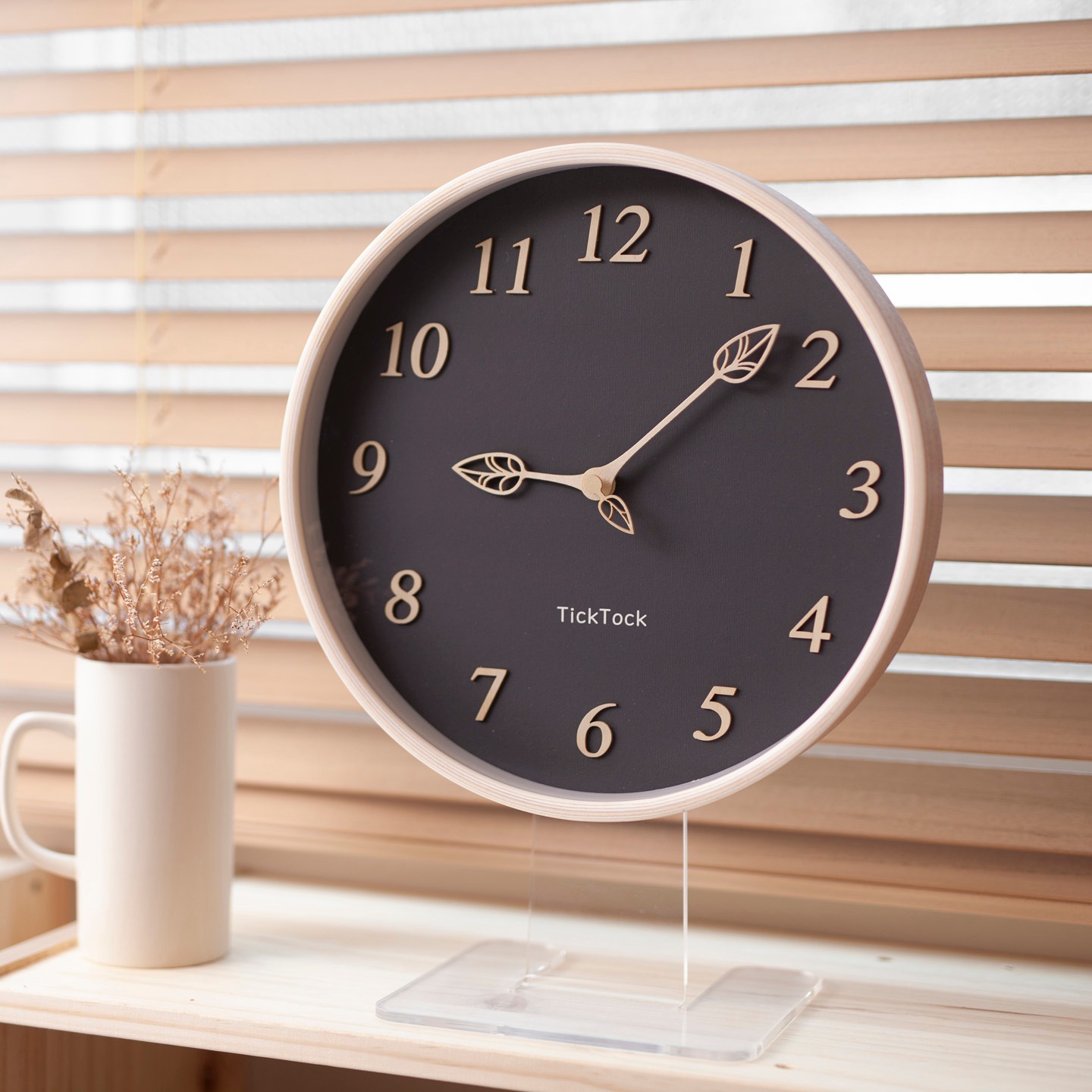[ticktok studio] 300 milk tea Interior Wall clock 3色 韓国の人気 ホームデコ 贈り物