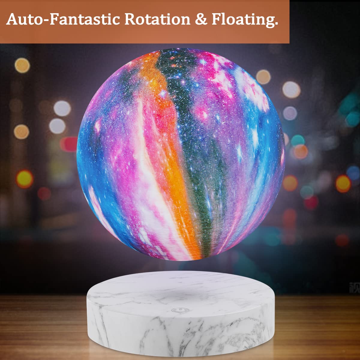 浮遊月ランプ-浮遊ギャラクシームーンライトリモコン16色LED磁気浮遊回転3D印刷ルナーナイトライト机装飾ランプ部屋の装飾のための創造的なギフト 浮遊月ランプ-浮遊ギャラクシームーンライトリモコン16色LED磁気浮遊回転3D印刷ルナーナイトライト机装飾ランプ部屋の装飾のための創造的なギフト