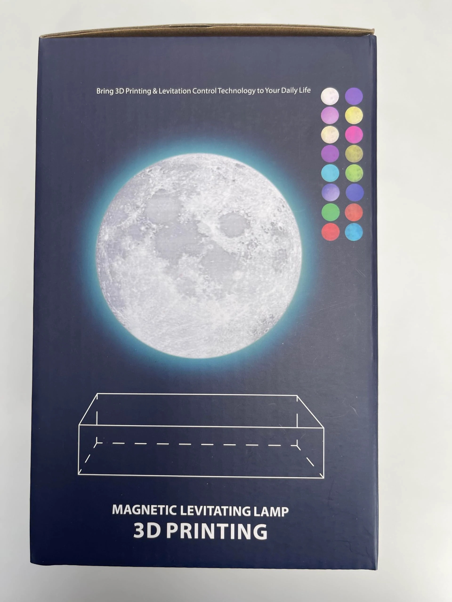 浮遊月ランプ-浮遊ギャラクシームーンライトリモコン16色LED磁気浮遊回転3D印刷ルナーナイトライト机装飾ランプ部屋の装飾のための創造的なギフト 浮遊月ランプ-浮遊ギャラクシームーンライトリモコン16色LED磁気浮遊回転3D印刷ルナーナイトライト机装飾ランプ部屋の装飾のための創造的なギフト