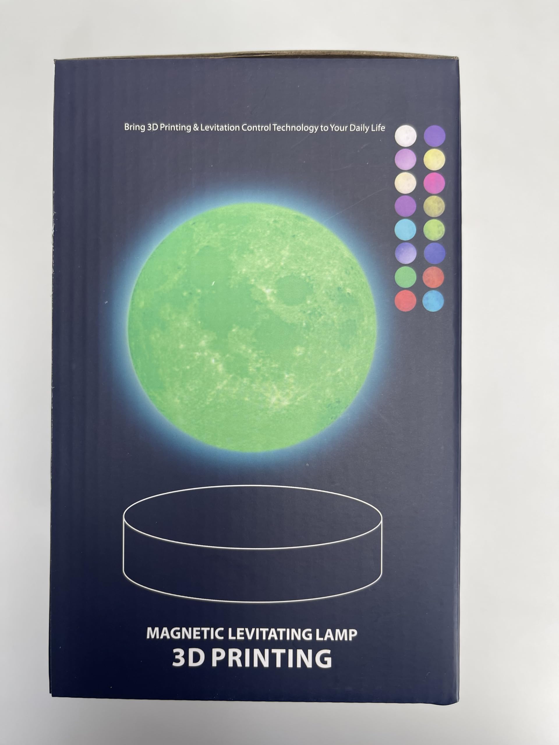 浮遊月ランプ-浮遊ギャラクシームーンライトリモコン16色LED磁気浮遊回転3D印刷ルナーナイトライト机装飾ランプ部屋の装飾のための創造的なギフト 浮遊月ランプ-浮遊ギャラクシームーンライトリモコン16色LED磁気浮遊回転3D印刷ルナーナイトライト机装飾ランプ部屋の装飾のための創造的なギフト