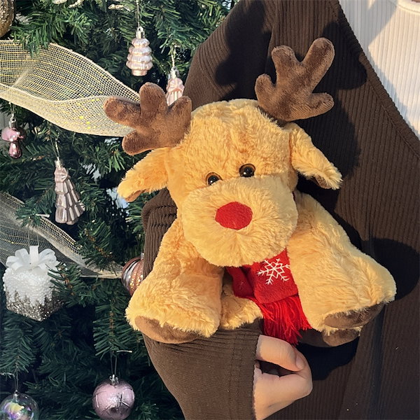 ヘラジカぬいぐるみ   クリスマス  ぬいぐるみ Amazon | S-DEAL クリスマスヘラジカのぬいぐるみ、トナカイの
