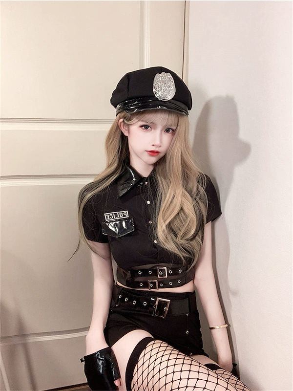 Qoo10] ポリス コスプレ セクシー 5点セット