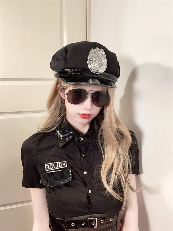 makaroonさん専用×ブラックポリスコスプレセット中古サイズフリー コスプレ ポリス シェリーズクローゼット ホワイトポリス