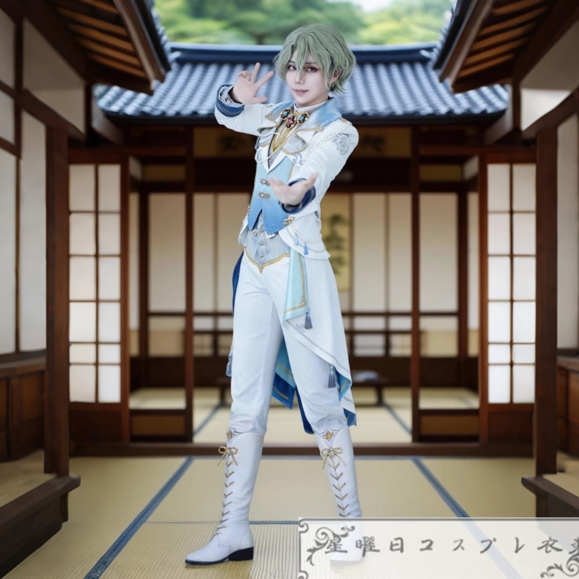 [今日は安い-出荷が早い]あんスタ Eden 巴日和 漣ジュン 七種茨 乱凪砂 感謝祭＊愛を語らうヴェリテ コスプレ衣装 コスチューム品質良い 店舗お勧め_7
