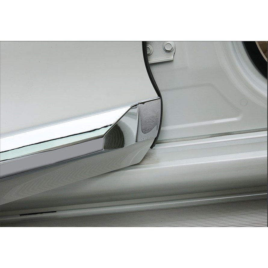 ランクル　サイドドアガーニッシュ【ランドクルーザープラド PRADO 150系】専用設計 サイドドアモール クロームメッキ
