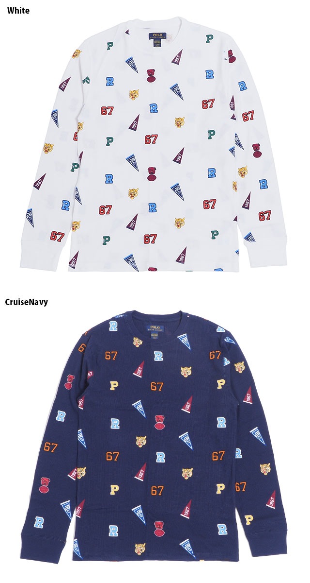 ポロ ラルフローレン ワッフル サーマルTシャツ 長袖 ロンT S M L XL LL 2Lサイズ ポロ ラルフローレン ワッフル サーマルTシャツ 長袖 ロンT S M L XL LL 2Lサイズ