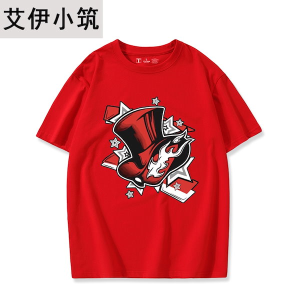 Qoo10] 女神異聞録半袖tシャツペルソナ上着p5新