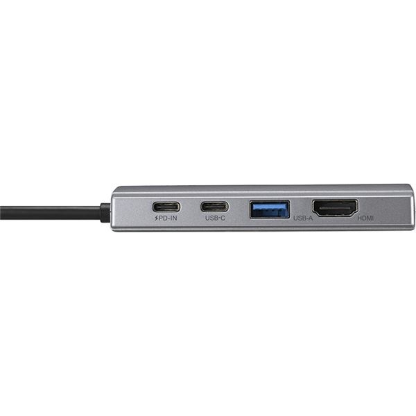 バッファロー USB Type-C接続 ドッキングステーション PD対応 HDMI出力 シルバー LUD-U3-CGHDSV