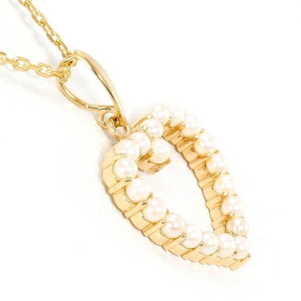 K18 18金 YG イエローゴールド ネックレス パール(真珠) 約45cm ジュエリー 中古 K18 18金 YG イエローゴールド ネックレス パール(真珠) 約45cm ジュエリー 中古