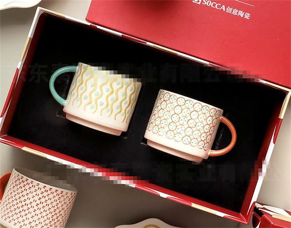Qoo10] INSスタイル 陶器のマグカップ 小花柄