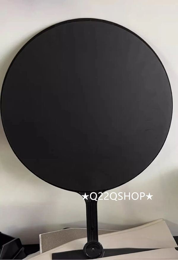 Qoo10] うちわ 扇子 10枚セット 無地 白 黒