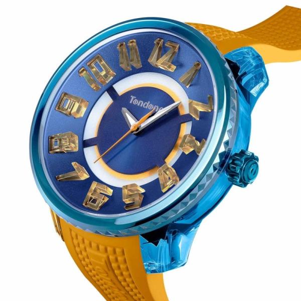 腕時計 Tendence テンデンス TY532012 ユニセックス メンズ レディース アナログ ブルー イエロー 国内正規品
